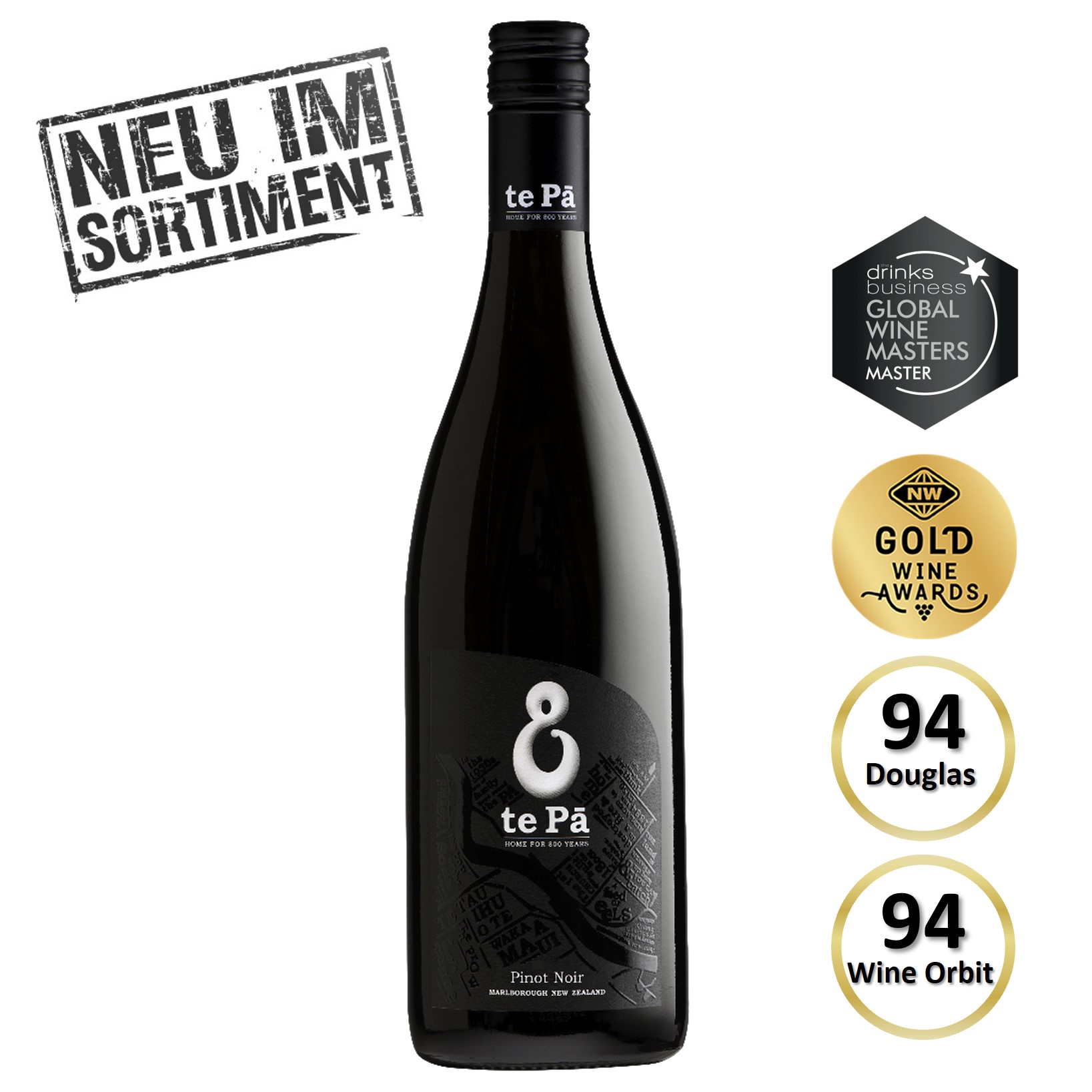 - Pinot Noir 2021 Weinboutique Neuseeland te Pa